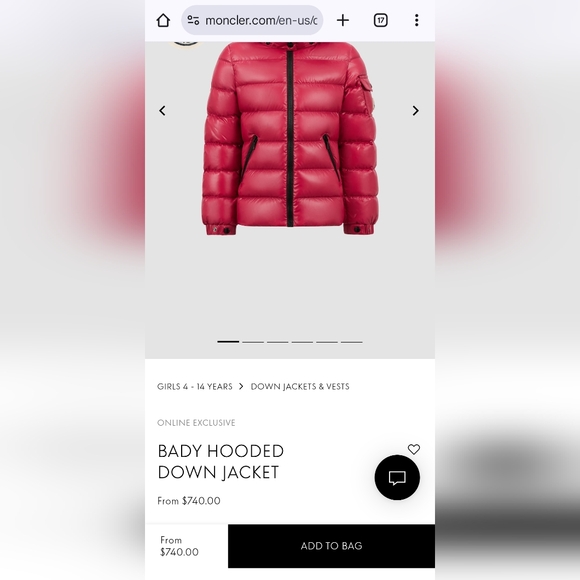 Red Puffer Jacket - Picture 2 of 11